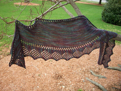 Steppingstone Fiber Creations Marrowstone Shawl PDF