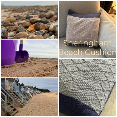 Sheringham Beach Cushion Cover