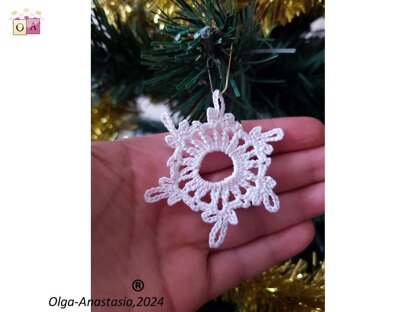 Crochet snowflake 92