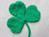 Knitted Shamrock