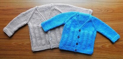 Ben V-neck Baby Cardigan