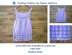 P136 Wavy Edged Pinafore Dress