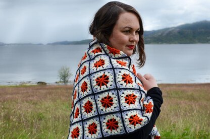 Ferris Wheel Granny Square Shawl