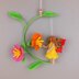 Flower elf - hanging decoration made from scraps of yarn - easy, even for beginners