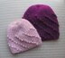 Hat in Diagonal Bobbles Rib in Sizes 9-12 Months and Adult