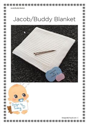 Baby blanket knitting pattern Jacob-Buddy