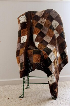 Neutral Squares Blanket