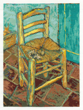 DMC The National Gallery - Van Gogh's chair - 22cm x 30cm