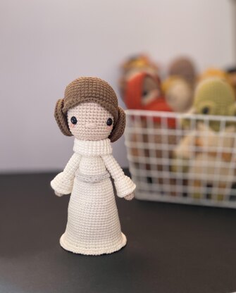 Star Wars Leia and Rey (Pocket size) - Crochet Pattern/amigurumi