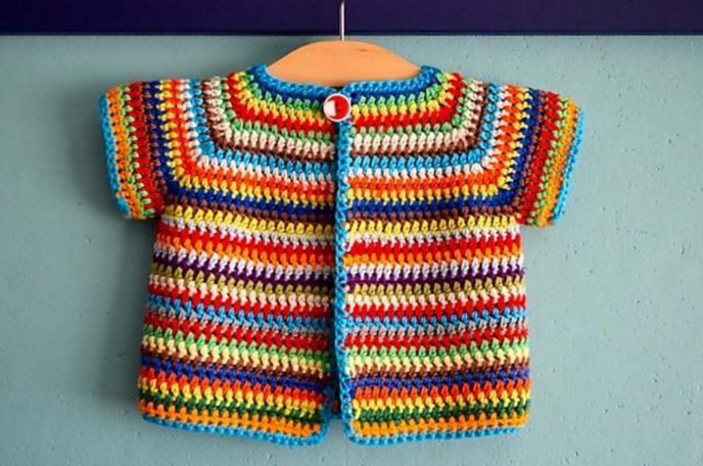 Baby shop crochet vest