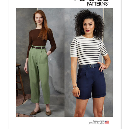 Vogue Sewing Misses' Shorts and Pants V1900 - Sewing Pattern