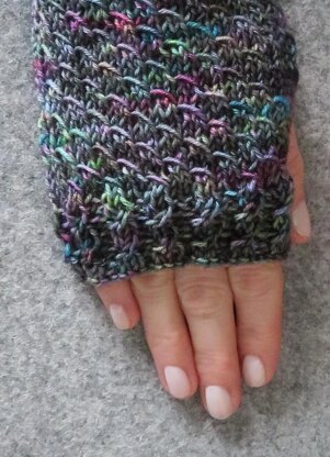 Mermaid Scales Fingerless Gloves