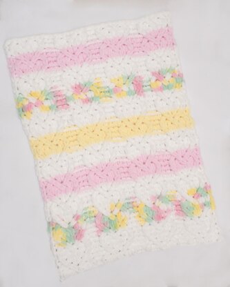 Heart Multicolor Blanket Pattern