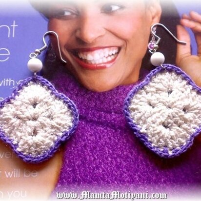 Crochet Earrings Pattern Unique Handmade Jewelry