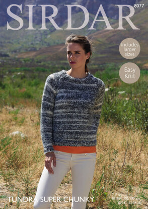 Sweater in Sirdar Tundra Super Chunky - 8077 - Downloadable PDF