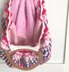 PINK CANDY Fat Bottomed Crochet Granny Bag
