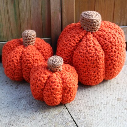 Life-sized Chunky Pumpkins