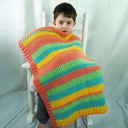 Stroller Blanket in Cascade Anthem Rondo - W801 - Downloadable PDF