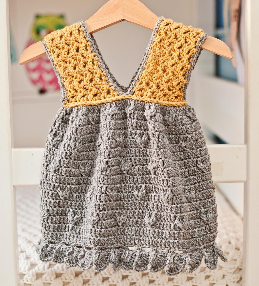 Little Miss Sunshine Dress Crochet pattern by Mon Petit Violon