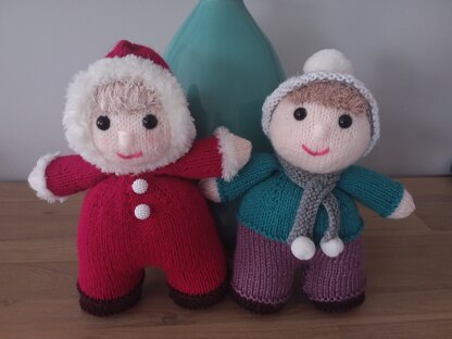 Wee snow dolls