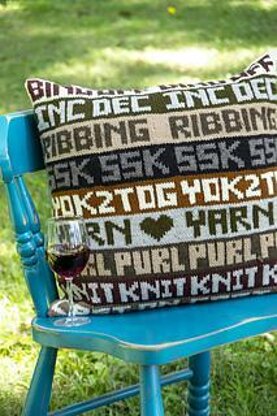Knitwords Pillow