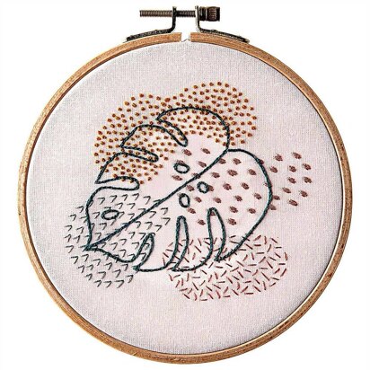 Rico Monstera Embroidery Kit