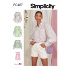 Simplicity Kinder-Tops S9467 - Schnittmuster, Größe 6-8-10-12-14