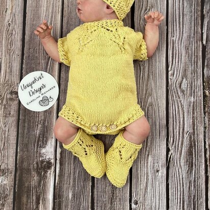 'Cherub' 3 piece romper set