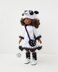 Panda outfit for 13" doll