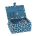 Hobbygift Teal Spot Medium Sewing Box