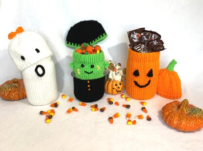 Happy Halloween Gift Jar Covers