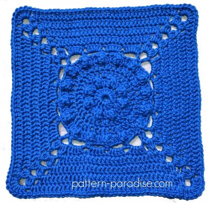 Tranquil Garden Afghan Square
