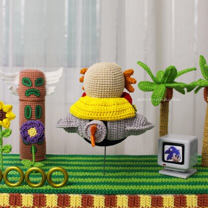 Dr. Eggman Amigurumi Crochet Pattern – PDF Digital Download (English)