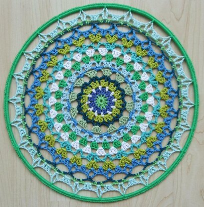 Crochet Mandala 12 inch/30 cm PDF Pattern