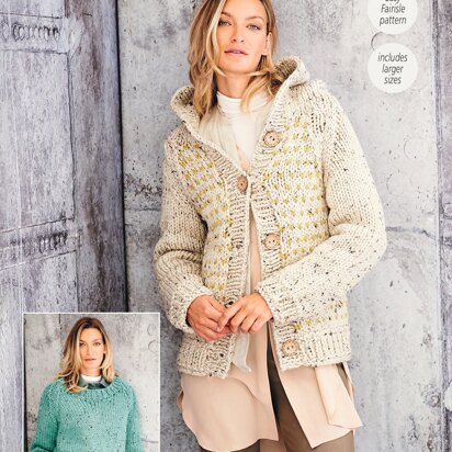 Women Jumpers in Stylecraft Special XL Tweed - 9808 - Downloadable PDF