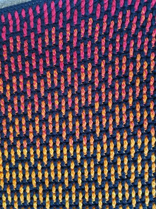 Phoneix Phase - Mosaic Crochet Blanket