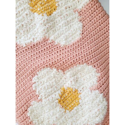 The Strawberry Flowers Throw