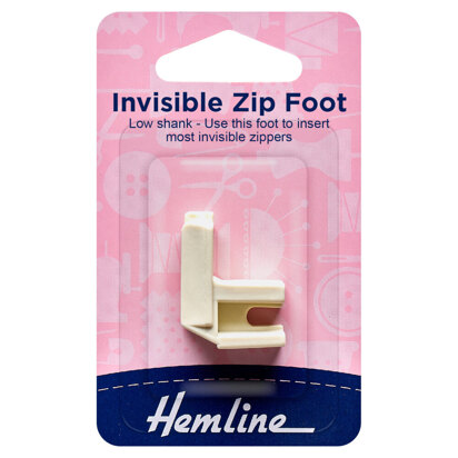 Hemline Zipper Foot: Invisible