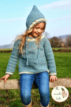 Crochet Bonnet -Lark Bonnet
