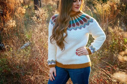 Traveler Fair Isle Crochet Sweater