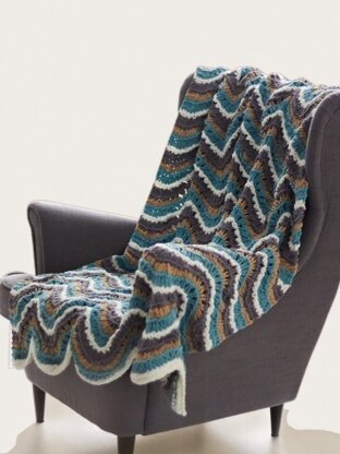 Ripple Blanket in Bernat Blanket