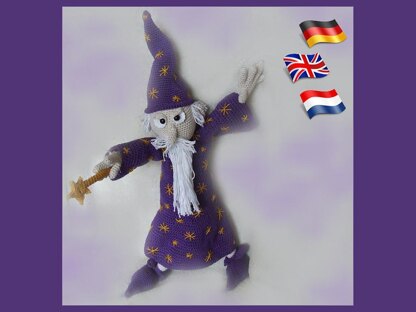 Callum the Wizard amigurumi doll i