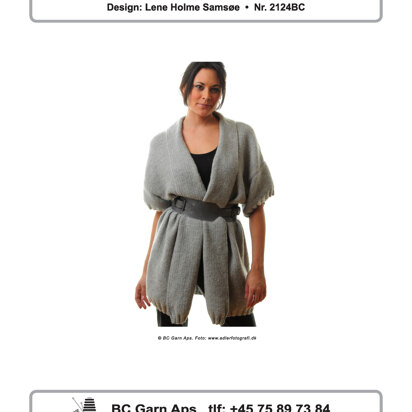 Moss Stitch Coat in BC Garn Semilla - 2124BC - Downloadable PDF