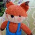 Vintage Style Toby the Fox Knitting Pattern