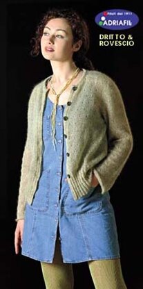 Soft Cardigan in Adriafil Touch - Downloadable PDF