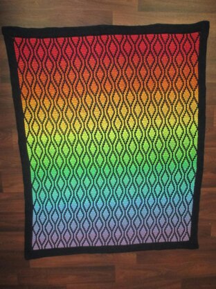 Quilted mosaic blanket