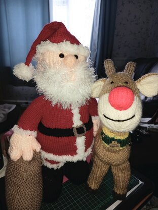 Santa & his Reindeer