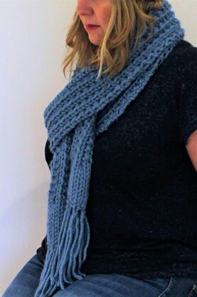 Winter Blues Scarf