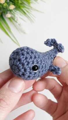 No sew crochet whale pattern, easy crochet whale amigurumi pattern