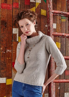 Peaberry Sweater in Rowan Kid Classic - Downloadable PDF